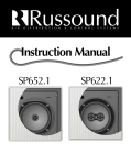 Russound SP622.1 User's Manual