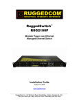 RuggedCom Switch RSG2100P User's Manual