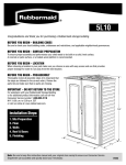 Rubbermaid 5L10 User's Manual