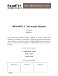 RoyalTek REB-1315LP User's Manual