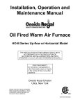 Royal Appliance Air Furnace User's Manual