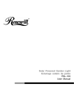 Rosewill RSL-100 User's Manual