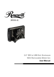 Rosewill RX355-U User's Manual