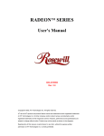 Rosewill G03-ATI9000 User's Manual