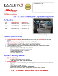 Rosen Entertainment Systems AV7500 AV-HD1627-B25 User's Manual