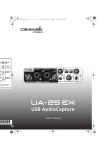 Roland UA-25 EX User's Manual