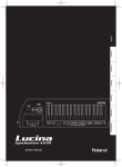 Roland Lucina AX-09 User's Manual