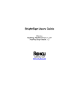Roku HD2000 User's Manual