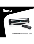 Roku Music Player User's Manual