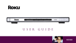Roku HD1000 User's Manual