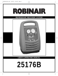RobinAir 25176B User's Manual