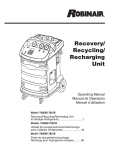 RobinAir 17801B User's Manual