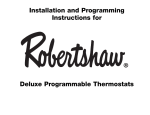 Robertshaw 300-225 Owner's Manual