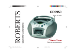 Roberts Radio Swallow CD9959 User's Manual