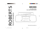 Roberts Radio SRC955 User's Manual