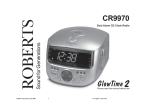 Roberts Radio CR9970 User's Manual