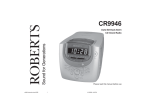 Roberts Radio CR9946 User's Manual