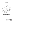 Rite Life Sensitometer 394 User's Manual