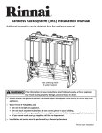 Rinnai Tankless Rack System Installation Owner's Manual