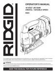 RIDGID R843 User's Manual