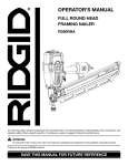 RIDGID R350RHA User's Manual