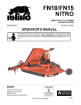 Rhino Mounts NITRO FN10 User's Manual