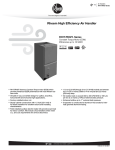 Rheem X-13 Specification Sheet