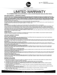Rheem Professional Prestige Series 84 Direct Vent Indoor Warranty Information