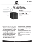 Rheem 2-Stage Specification Sheet