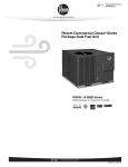 Rheem Classic Series: Package Dual Fuel Specification Sheet