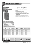 Rheem R801S Sales Fact Sheet