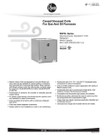 Rheem Cased & Uncased N Coil - 18 SEER AC & HP Applications Specification Sheet