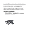 Revolabs Car Speaker IP 7000 User's Manual