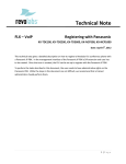 Revolabs KX-NCP1000 User's Manual