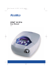 ResMed VPAP III ST-A User's Manual