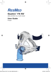 ResMed Oxygen Equipment 618143 Quattro FX NV User's Manual