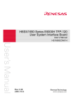 Renesas HS1650ECN61H User's Manual