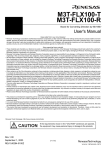 Renesas M3T-FLX100-R User's Manual