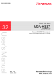 Renesas M3A-HS37 User's Manual