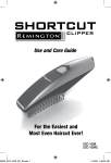 Remington SCC-100R User's Manual