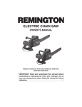 Remington Power Tools M15014AS User's Manual