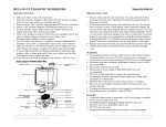 ReliOn Model H-0565-0 User's Manual