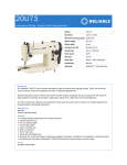 Reliable 20U73 User's Manual