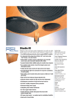 REL Acoustics Stentor III User's Manual