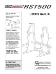 Reebok Fitness RST500 RBBE14900 User's Manual