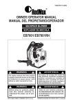 RedMax EB7001 User's Manual