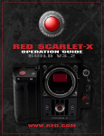 Red Digital Cinema Scarlet X 3.2 Operation Guide