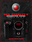 Red Digital Cinema Scarlet X 2.0.5 Operation Guide