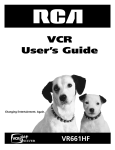 RCA VR661HF User's Manual