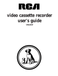 RCA VR629HF User's Manual